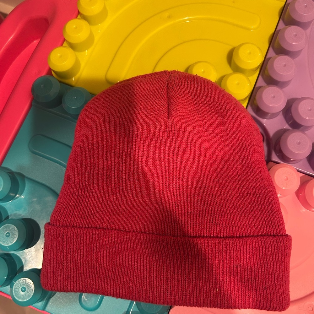 Red Knit Beanie